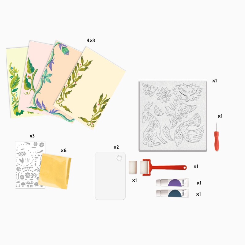 Taller de grabado Pasiflora Djeco Taller de grabado Pasiflora Djeco