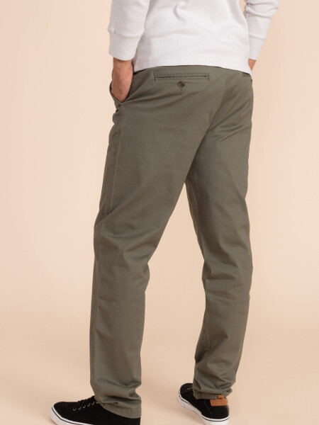 Pantalón chino Verde