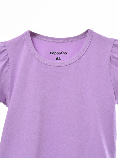 REMERA MANGA BALOON LILA