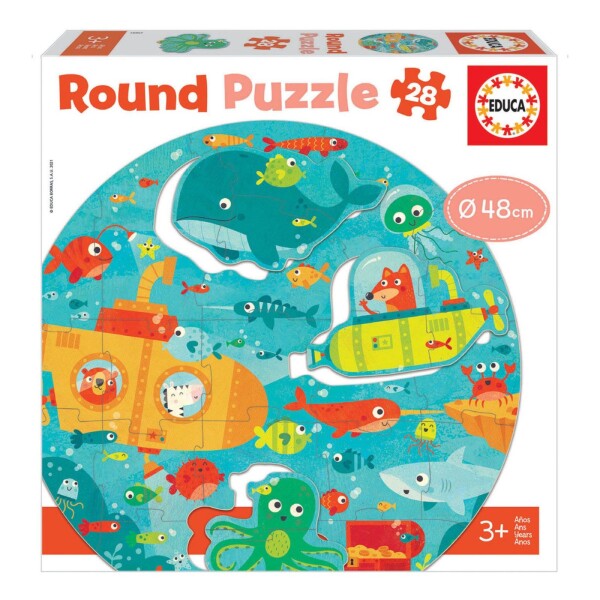 Set Puzzle Acuatico Pulpo Tiburon Rompecabezas Niños Educa Set Puzzle Acuatico Pulpo Tiburon Rompecabezas Niños Educa