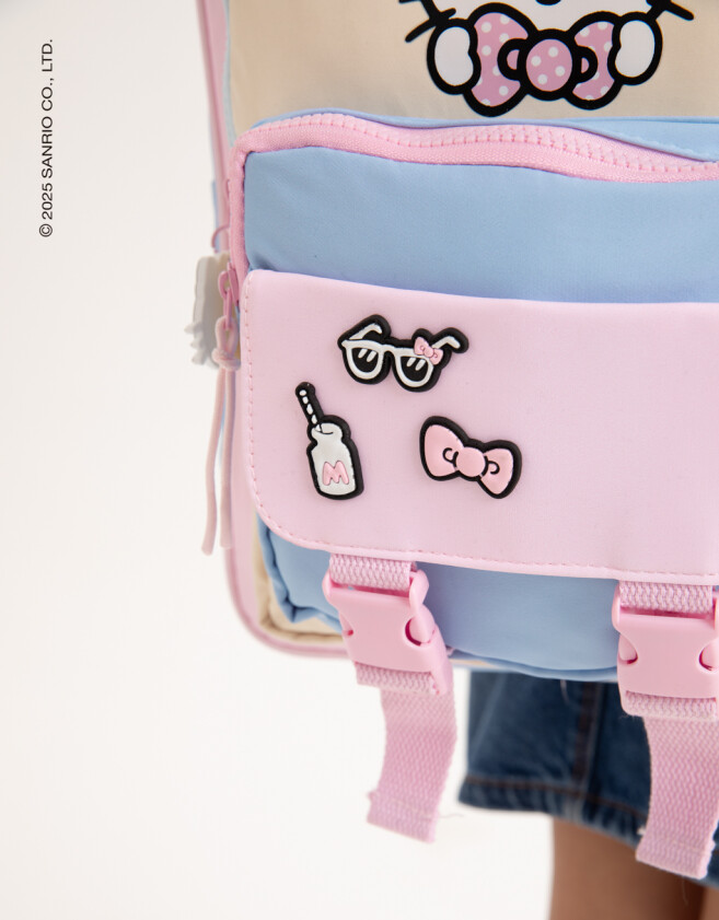 Mochilas y Carteras Infantiles Licencias Mochila Multipocket "hello Kitty" - Combinacion Multicolor
