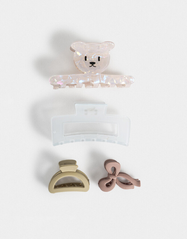 Broches Sets Osito Set De Broches - Combinacion Multicolor