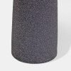 PORTA VELA CERAMICA GRIS OSC 10X10X31.2CM Unica
