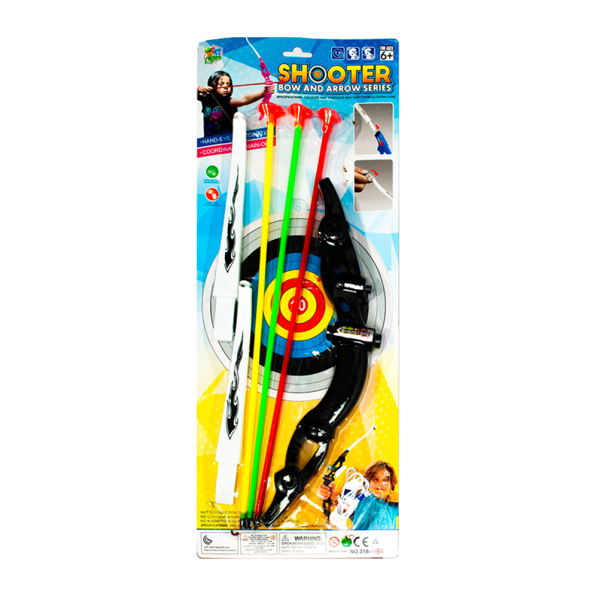 Arco y flecha desarmable 54x21cm - Arco Y Flecha Desarmable 54x21cm 