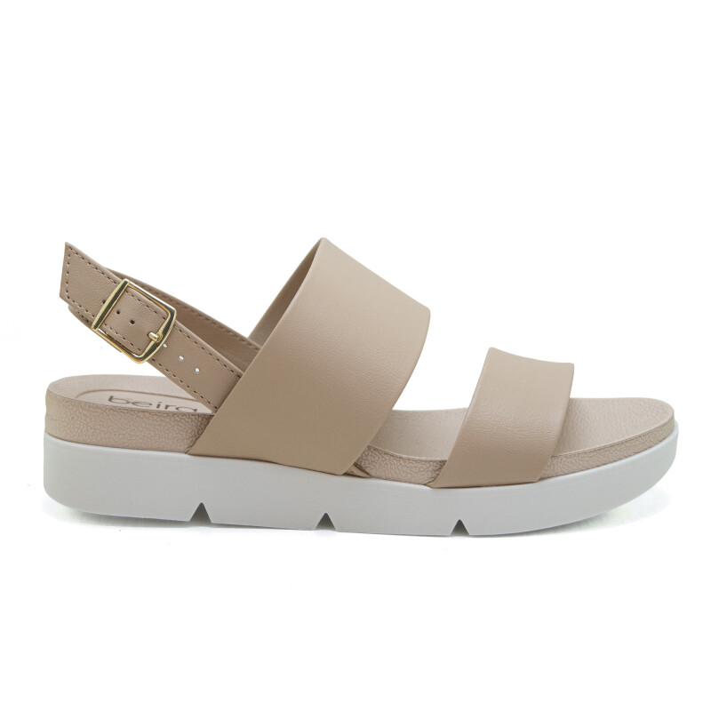 Zapatos Beira Rio Sandalia Mujer de Mujer - 8387.542-9569 Beige