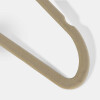 PERCHA GAMUZA BLANCA 42CM Unica