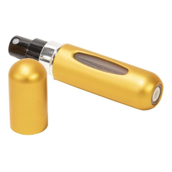 Mini Botella Atomizadora De Perfume Portátil Recargable X2 Variante Color Dorado