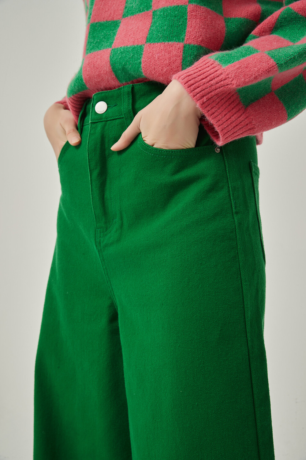 Pantalon Guistinoli Verde Oscuro