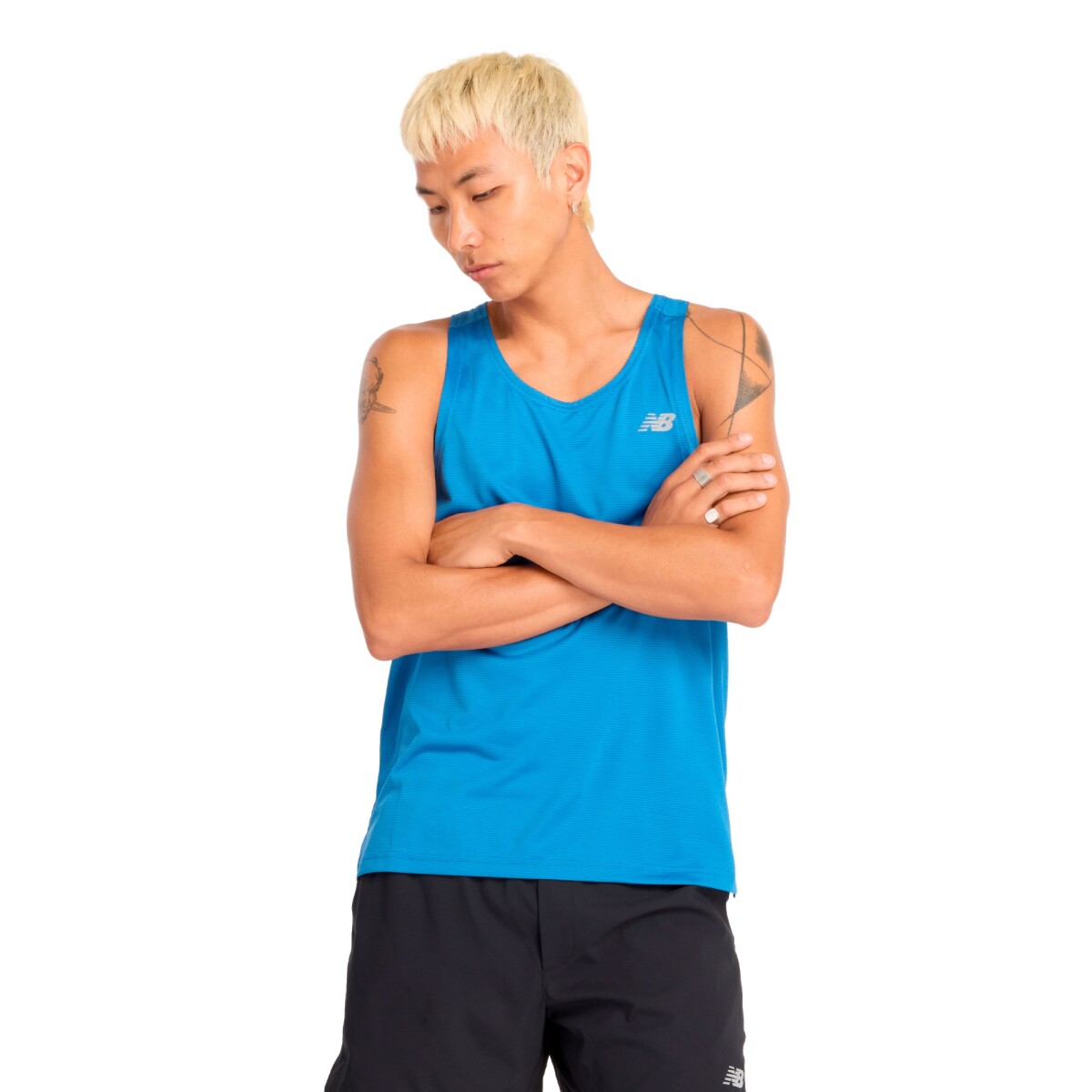 Musculosa New Balance de Hombre -SPORT ESSENTIAL- MT41220BEU - BLUEAGAT 