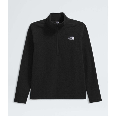 Buzo Polar Textured cierre de 1/4 hombre Tnf Black Heather