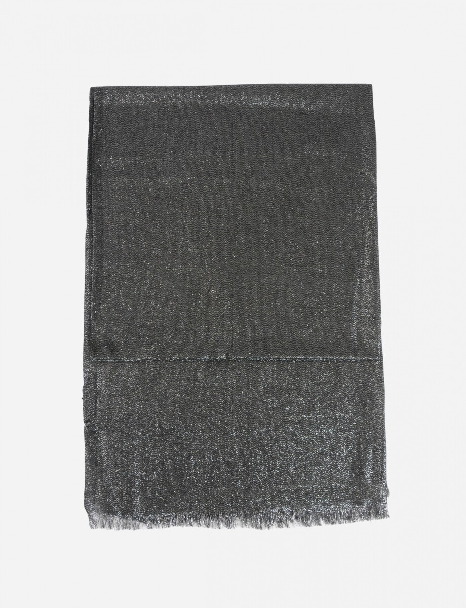 Pashmina lurex - negro 