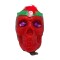 Cráneo C/Brillantina Halloween Rojo