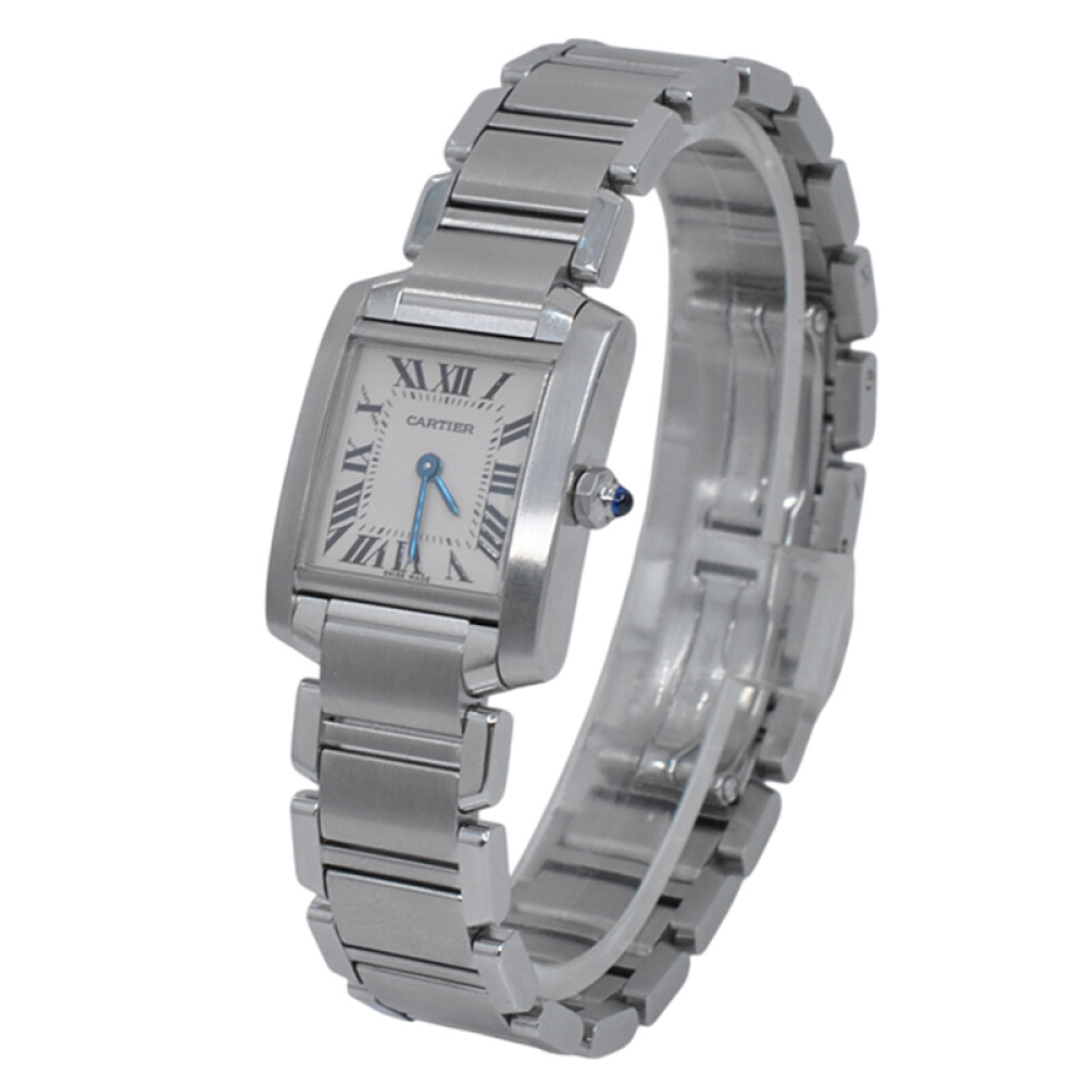 Cartier Tank Francaise modelo 2384 quartz de acero Cartier Tank Francaise modelo 2384 quartz de acero