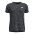 UA Tech Textured SS-ORG BLK-001