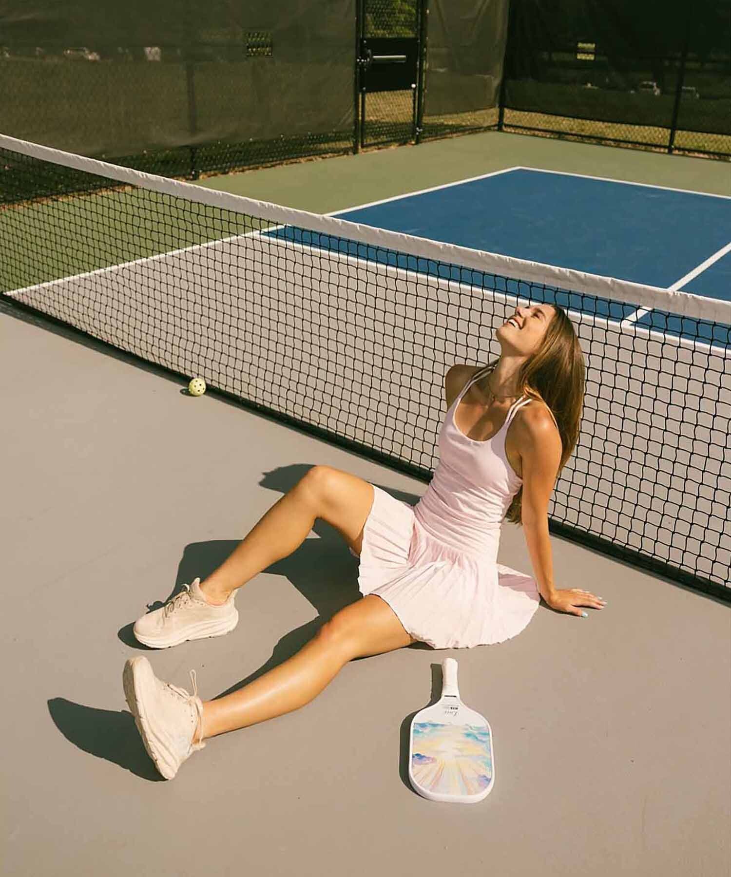 Falda Con Malla Hot Shot Pleated Skirt Classic Mini Mujer Soft Pink