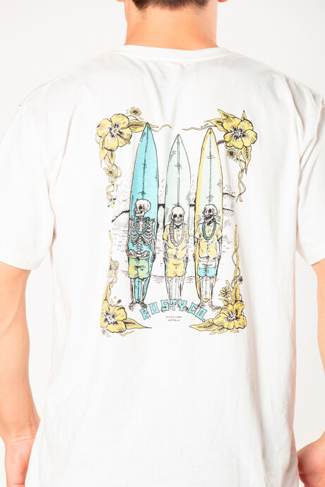 T-SHIRT GRANT TEEN RUSTY Blanco
