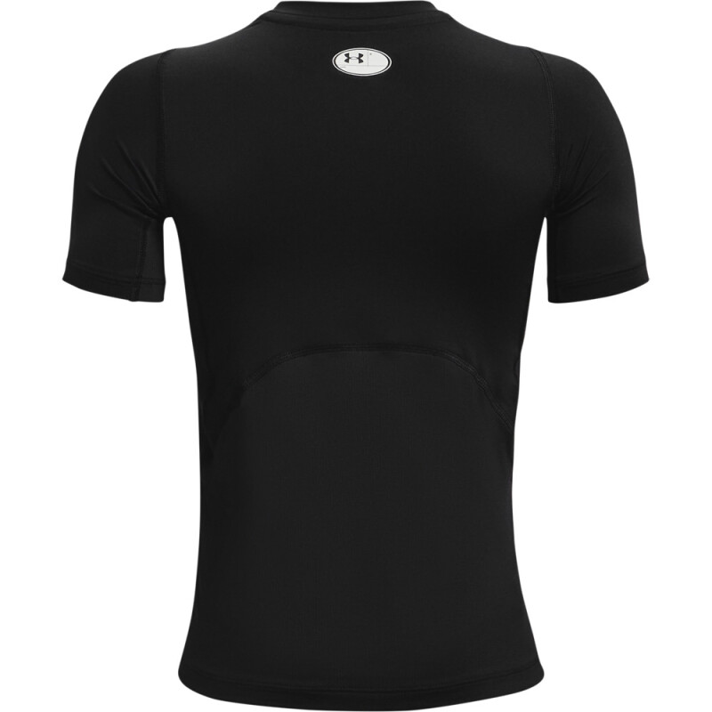 UA HG Armour SS-WHT BLK-001