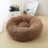Cucha Cama Colchon Puff Plush Mascota Antiestress 60cm Color Variante MARRONCLARO