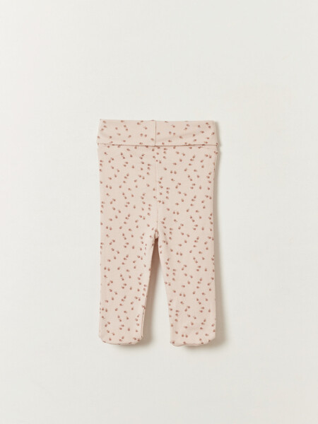 Pack x2 pelele Estampado Flores Beige