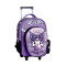 Mochila Kuromi 17" c/carro Violeta