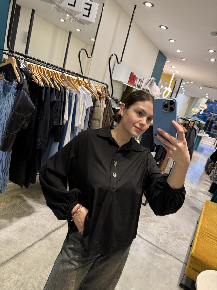 Blusa Merin - NEGRO 