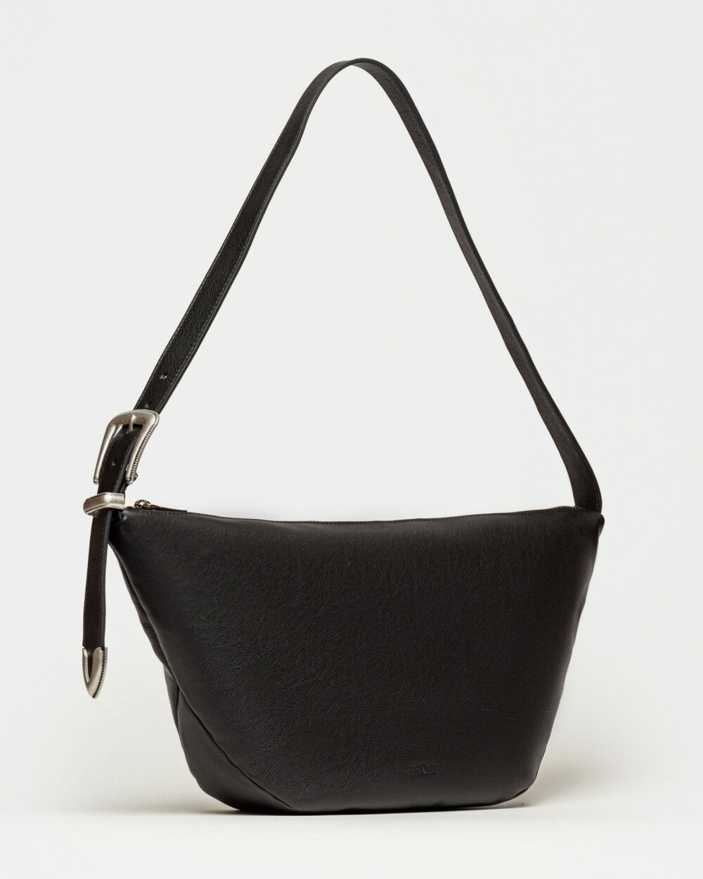 Bolso Bamboo en cuero graneado Negro