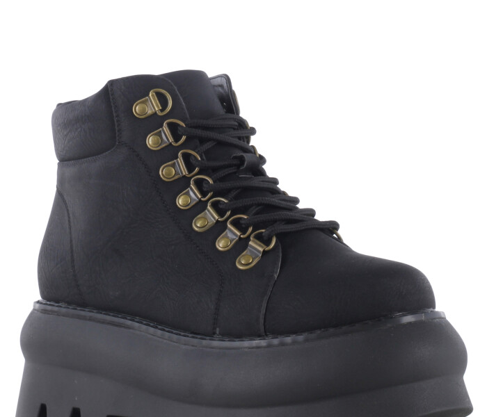 Bota PATTY borcego plataforma doble MissCarol - Black - MissCarol -  146.W80771000 — Miss Carol
