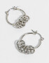Aros Argollas De metal Argollas Con Arandelas - Plateado