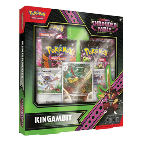 Pokémon TCG: Scarlet&Violet - Shrouded Fable - Kingambit Illustration Collection [Inglés] Pokémon TCG: Scarlet&Violet - Shrouded Fable - Kingambit Illustration Collection [Inglés]