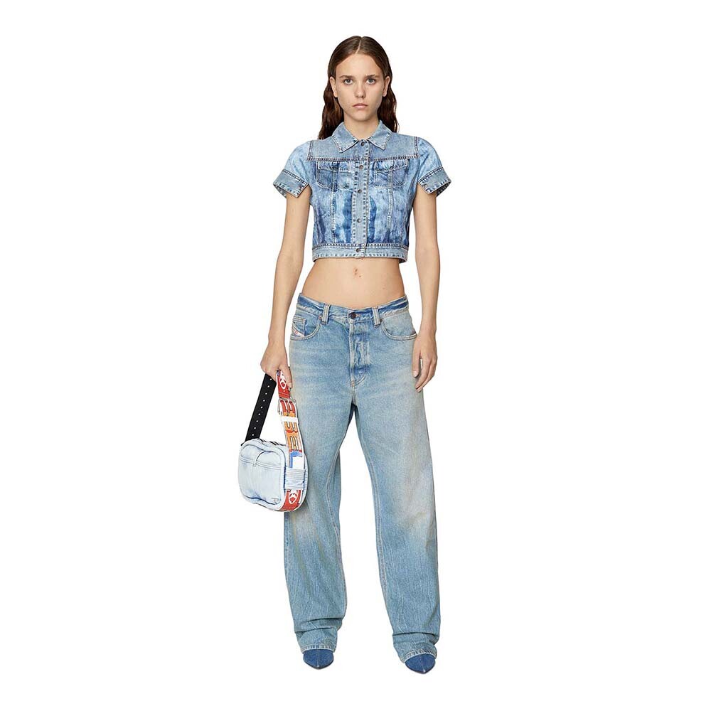 C-Shirin Shirt - Mujer Blue Denim