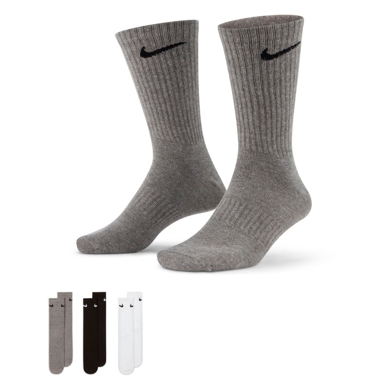 Medias Nike Everyday Ltwt Media larga 3-Pack Unisex Multicolor