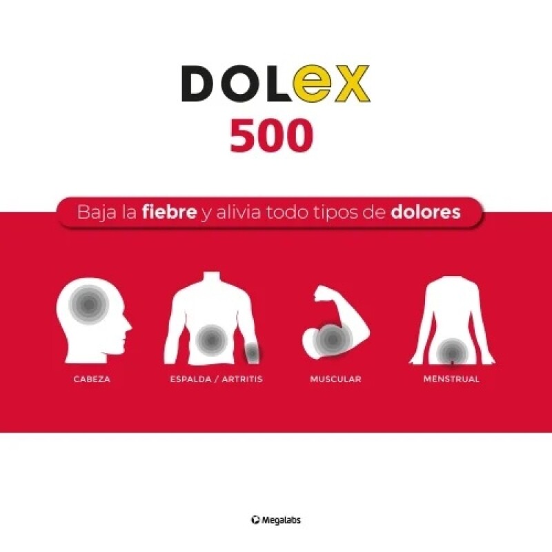 Dolex 500 Mg 50 Comprimidos Dolex 500 Mg 50 Comprimidos