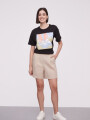 Short Mielas Beige Claro