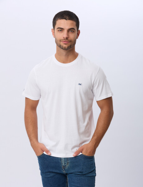 REMERA BÁSICA DE ALGODÓN Blanco