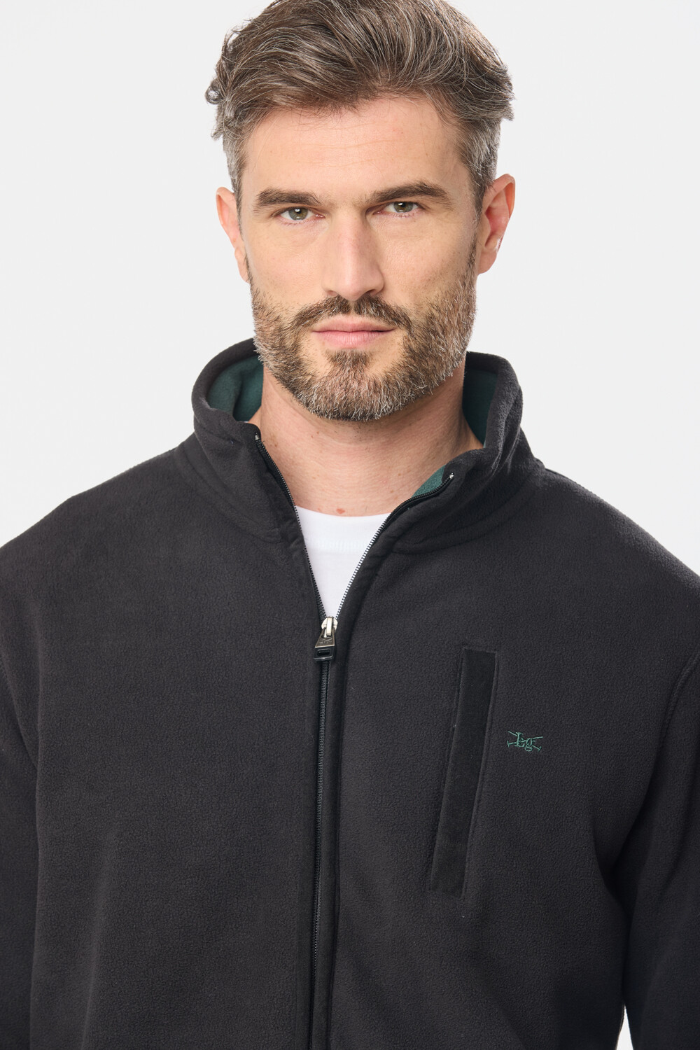 CAMPERA POLAR DE ABRIGO Negro