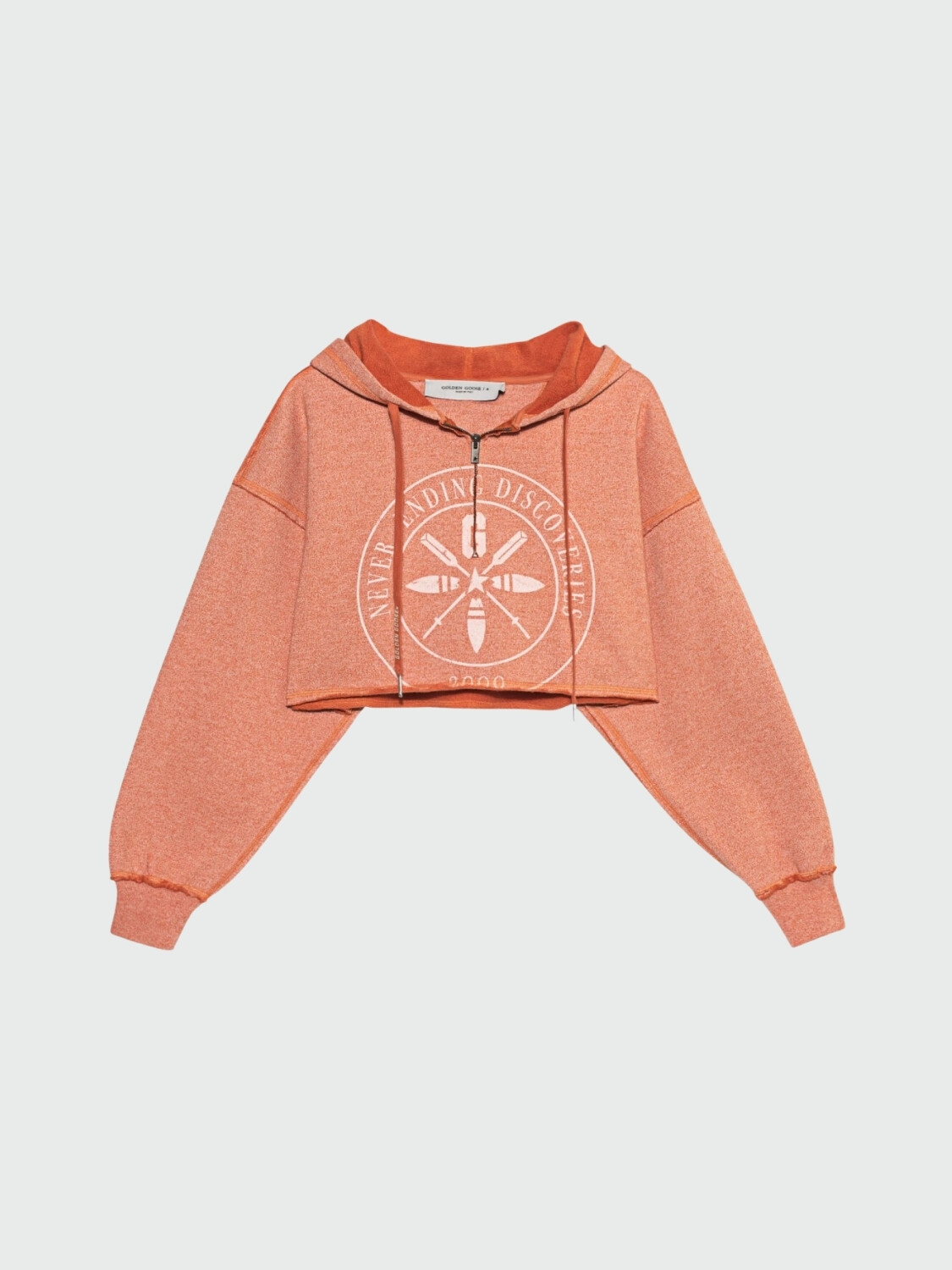 Golden Goose-Buzo de algodón con capucha Emy Naranja