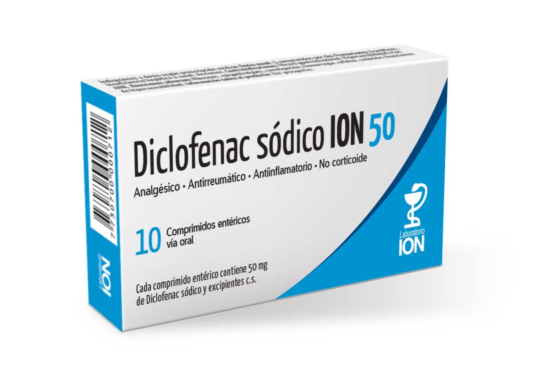 Diclofenac Sódico Ion 50 mg 20 Comprimidos 