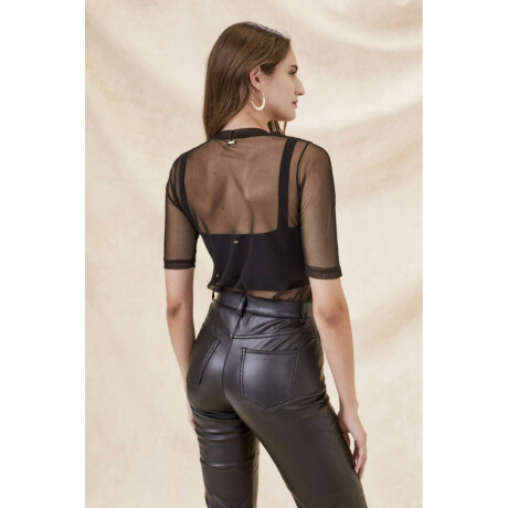 Polera Tul Negro