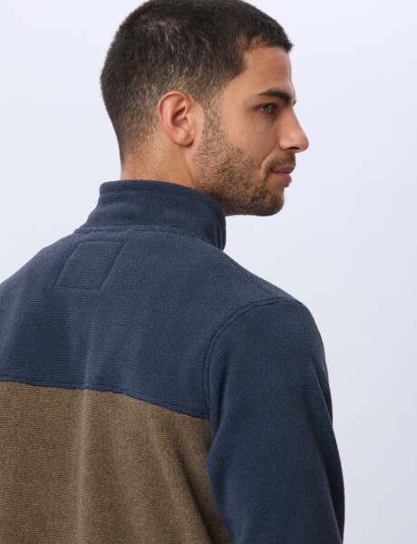 CAMPERA POLAR BICOLOR Beige