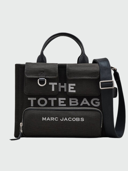 THE CARGO CANVAS MEDIUM TOTE BAG Negro