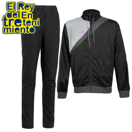 Equipo Deportivo Topper P/Dama Conjunto Entrenamiento Negro/Rosado