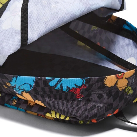 MOCHILA VANS X SESAME STREET OLD SKOOL Black & Flowers