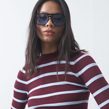 POLERA TRINAS Bordó