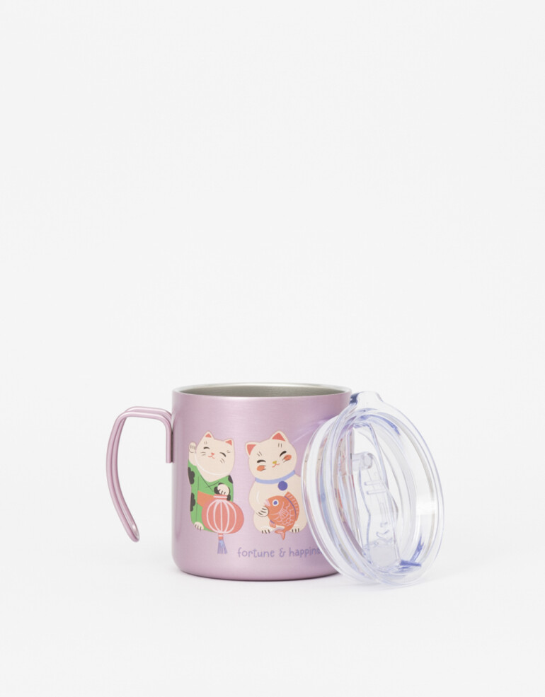 Artículos cocina Vasos Taza Metálica "lucky Cats" - Combinacion Multicolor