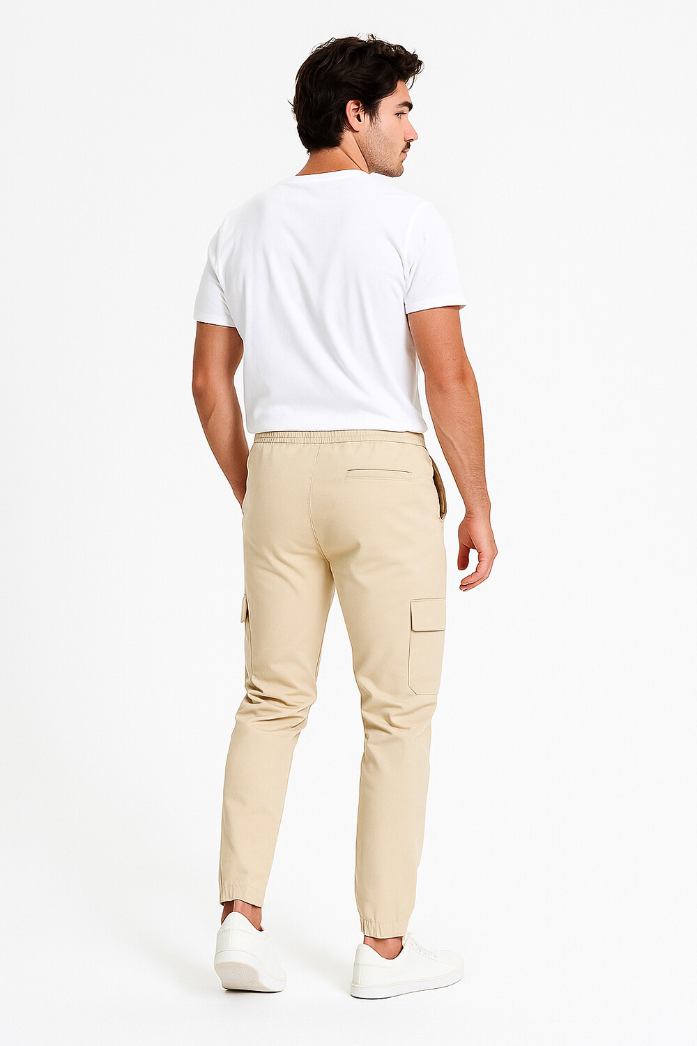 Pantalon Lastic Beige