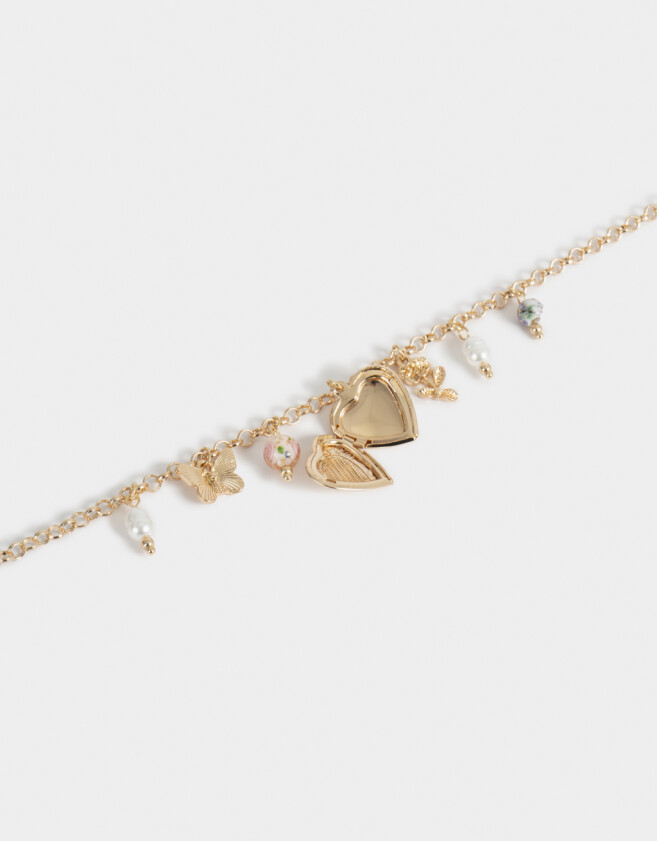 Collares Cortos Multi dijes Collar Corto Multidijes - Dorado