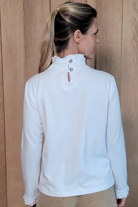 Polera Marina Cotton Blanco