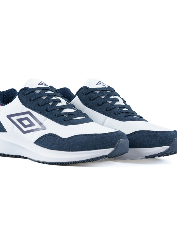 Calzado Volcan Umbro Hombre Blanco, Azul Marino, Rojo