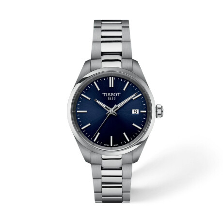 Reloj TISSOT PR 100 de acero con esfera azul oscura Reloj TISSOT PR 100 de acero con esfera azul oscura