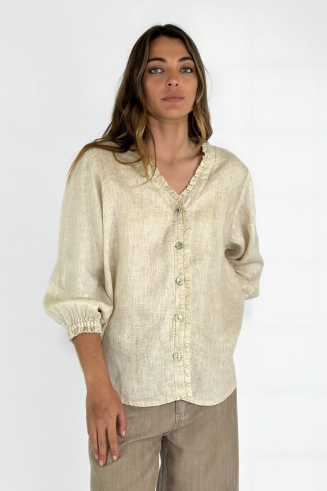CAMISA FELICIANA Beige